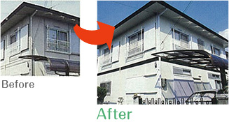 施工例：一戸建て住宅