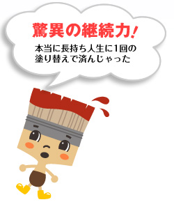 脅威の持続力！本当に長持ち人生に1回の塗り替えで済んじゃった